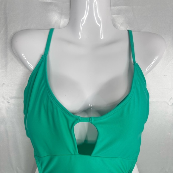 NWT No Boundaries Teal One Piece Swimsuit size XXL (19) juniors - Picture 3 of 12